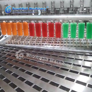 Línea de helados moldeados