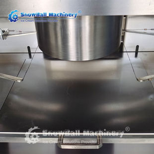 Línea de torta de helados industriales